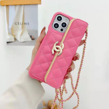 High-quality Phnom Penh leather card phone case for iPhone