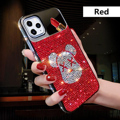 Diamond All-inclusive Full Diamond Little Bear Phone Case - LVCASE