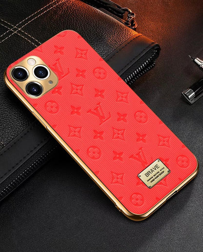 Fashion electroplating edge phone case