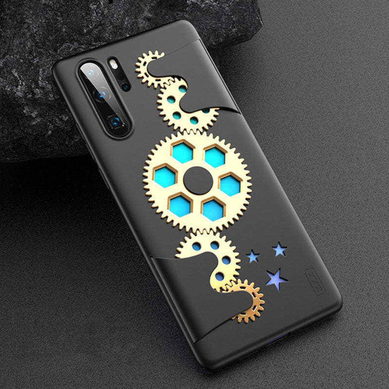 Mechanical gear phone case