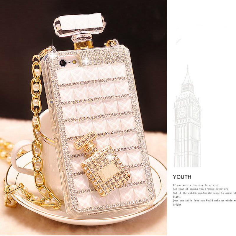Diamond perfume bottle phone case - LVCASE