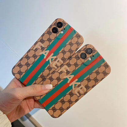 Simple letter pattern mobile phone case