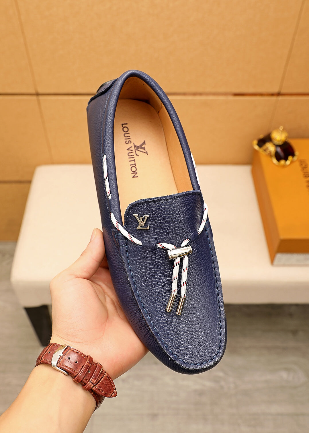 L V - Lace Driver [Navy]