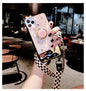 Diamond makeup mirror phone case for huawei