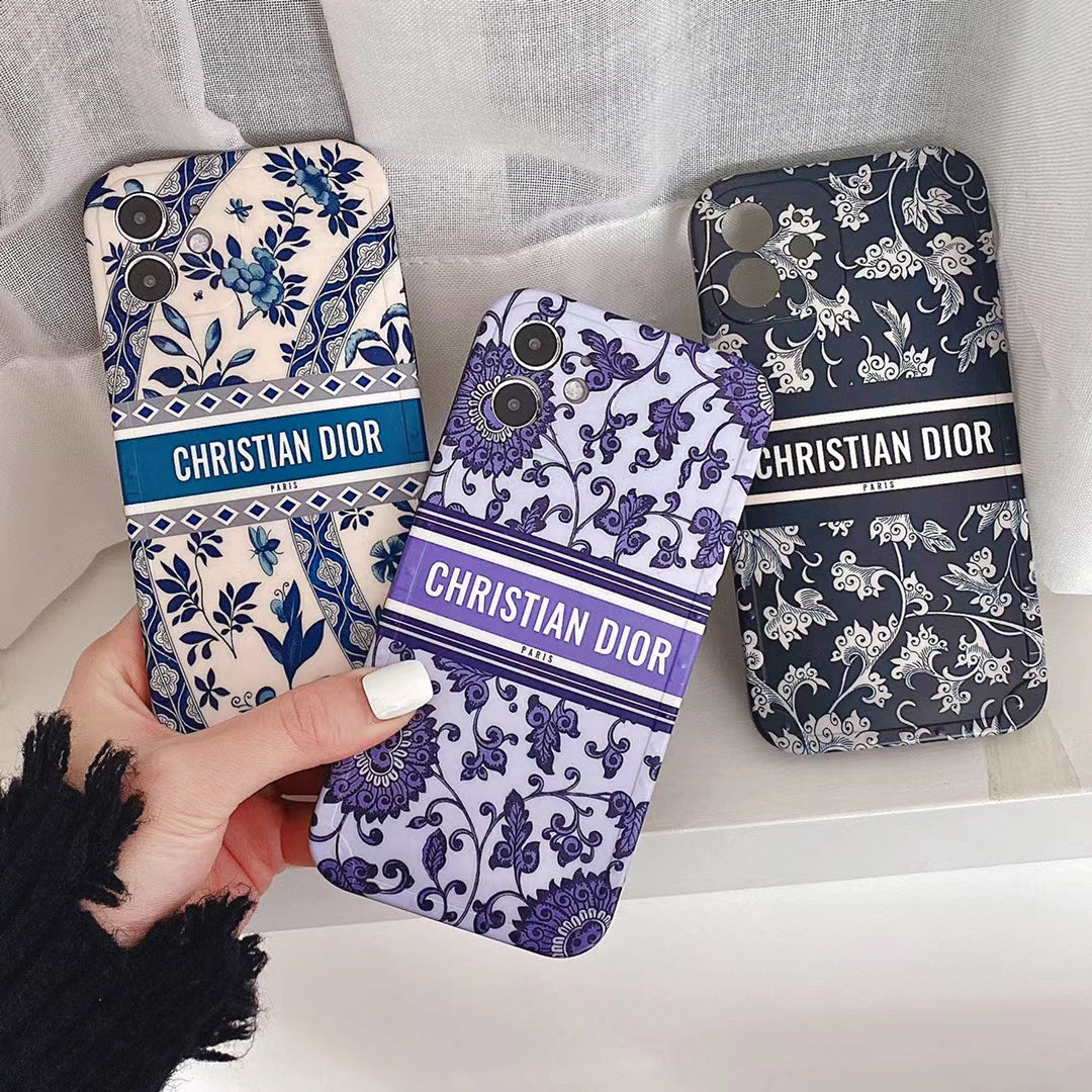 Fashion flower non-slip phone case