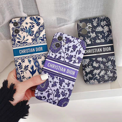 Fashion flower non-slip phone case