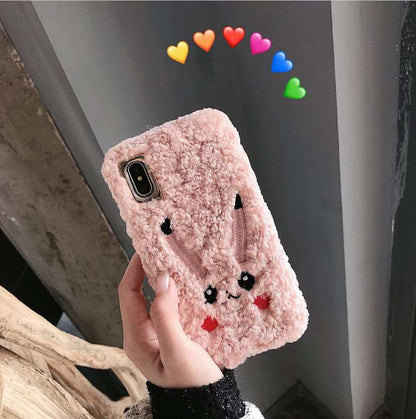 Pikachu Plush Phone Case