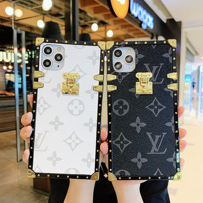 Fashion Vintage pattern square phone case for samsung