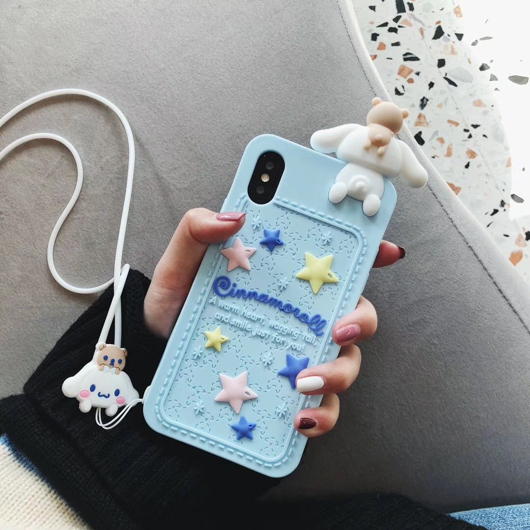 Cartoon silicone  phone case - LVCASE
