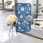 Fashion wallet Floral Clamshell Phone Case - LVCASE
