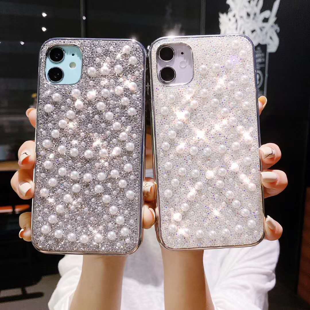 Pearl Rhinestone Phone Case