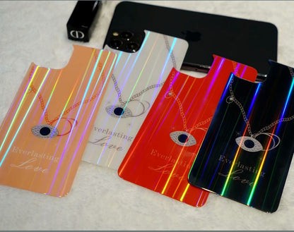 Snake head frame plus tempered glass mobile phone case