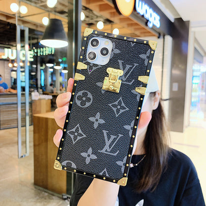 Fashion Vintage pattern square phone case for samsung