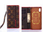 Square leather card case phone case