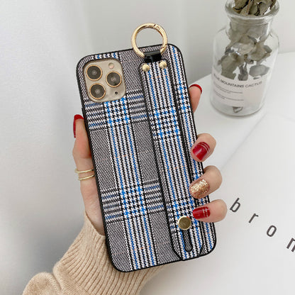 Retro Check Wristband Phone Case for iphone