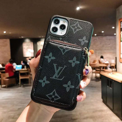 Luxury Leather Wallet Phone Case - LVCASE