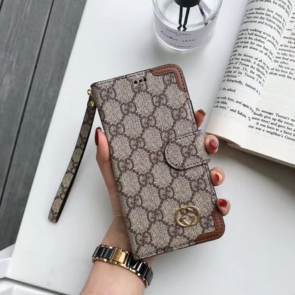 Luxury leather Card bag phone case