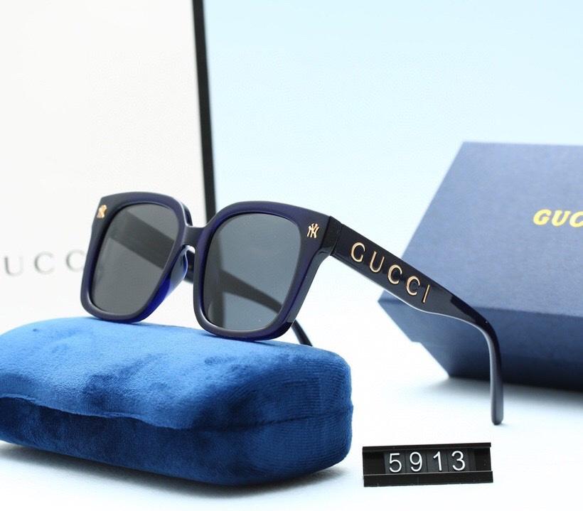 5 COLORS LETTER DECORATION TR90 SQUARE POLARIZED SUNGLASSES