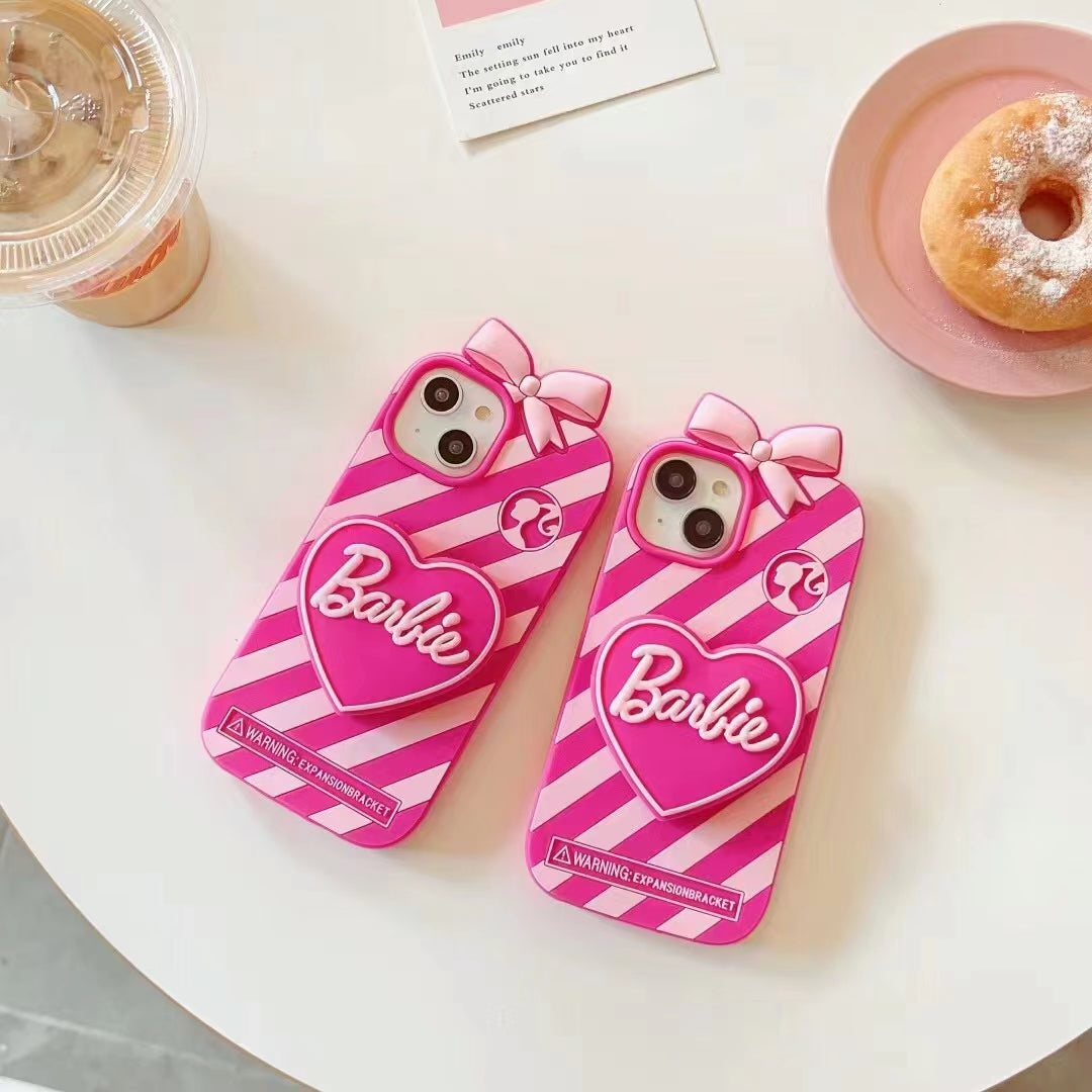 Cute Heart Stand Phone case