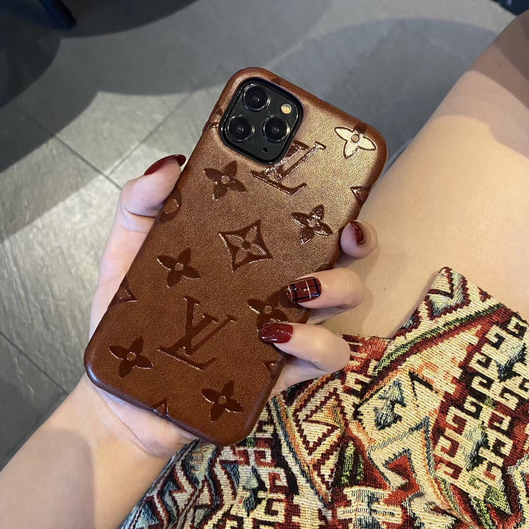 Luxury leather phone case