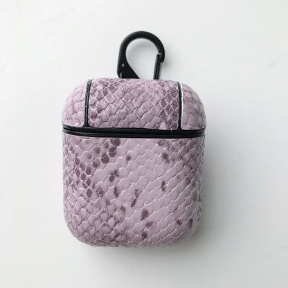 Snake skin pattern airpods case