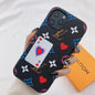 Fashion color letter phone case