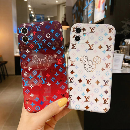 Letter electroplating printing phone case