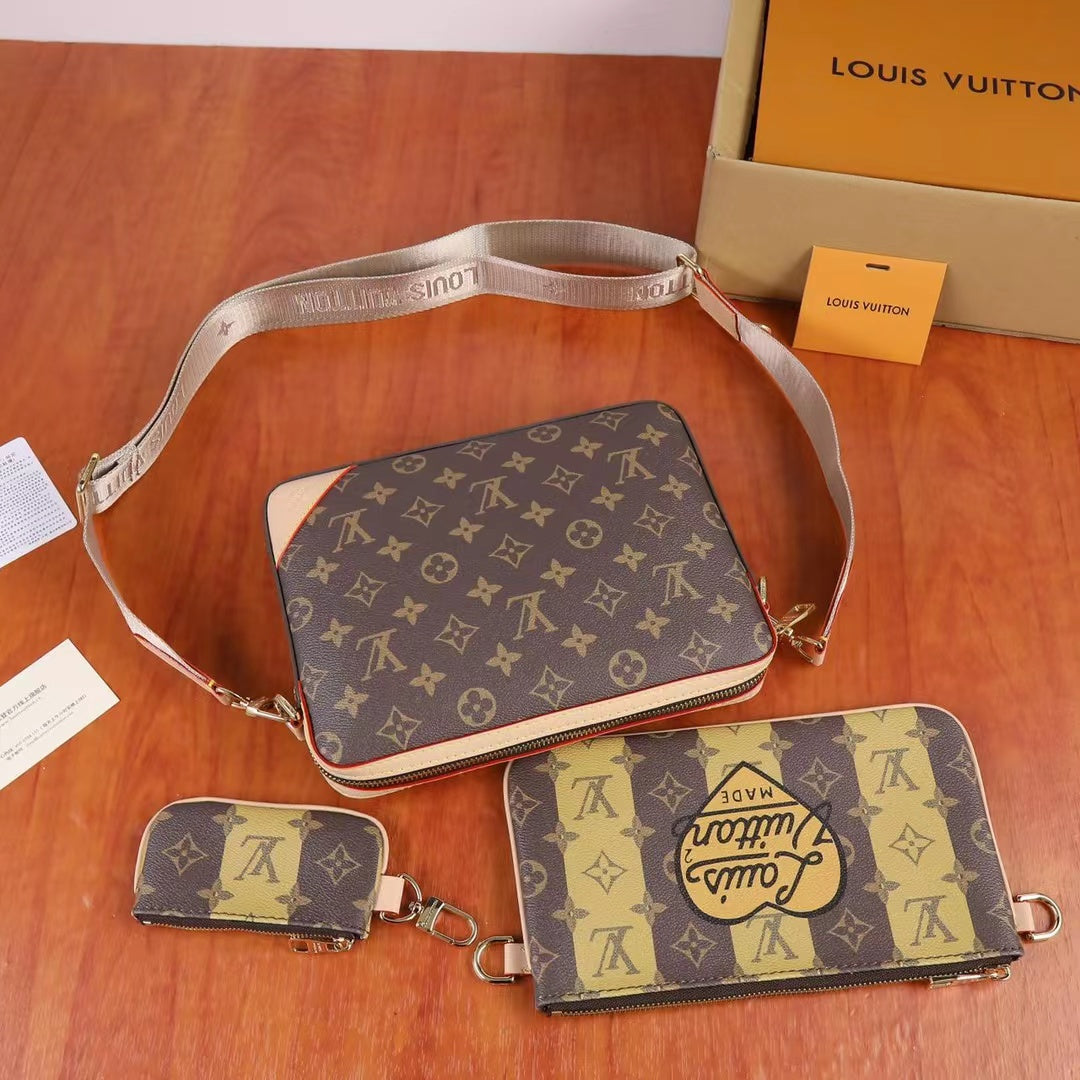 2022 New LV 3 Piece Bags--5