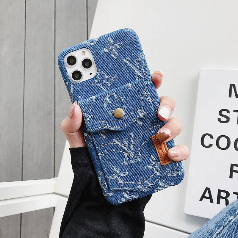 Cowboy coin purse phone case