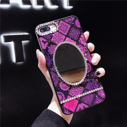 Bling-bling Mirror Phone Case - LVCASE