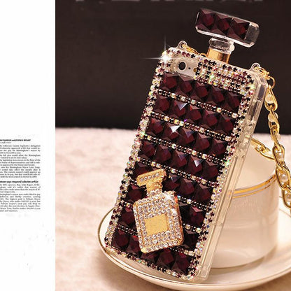 Diamond perfume bottle phone case - LVCASE