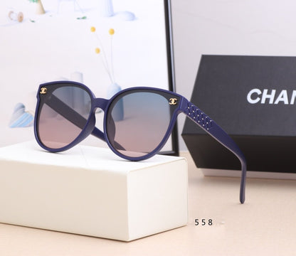 5 COLORS PURPLE LENS CAT EYES SUNGLASSES