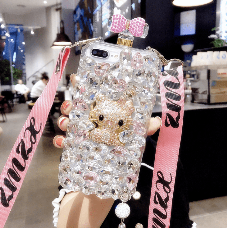 Diamond Perfume Bottle Phone Case - LVCASE