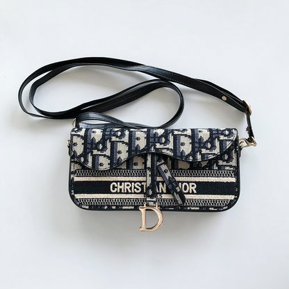 Embroidered mobile phone coin purse