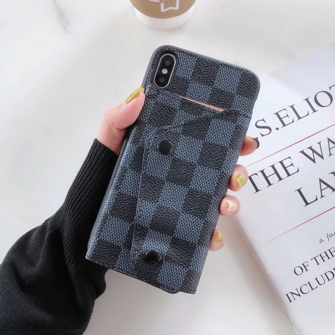 Retro Coin purse leather phone case