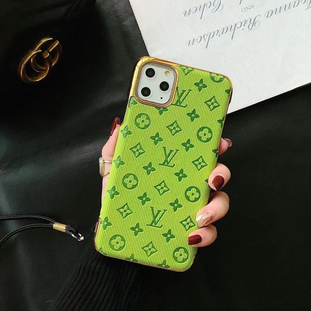 Color embossed phone case