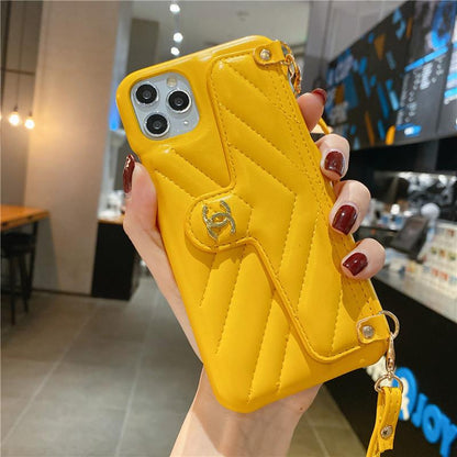 Luxurious Leather Card bag phone Case - LVCASE