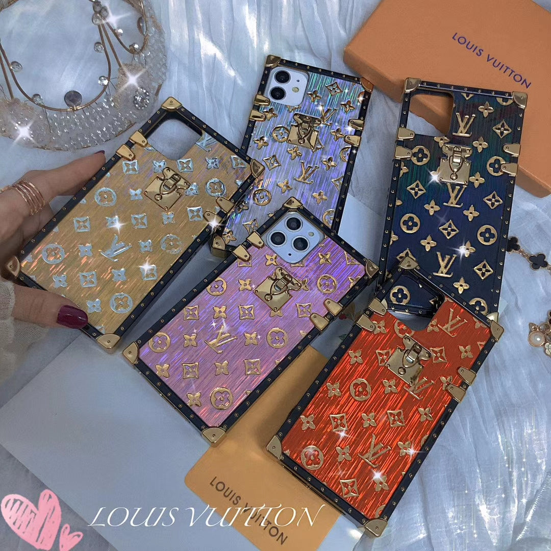 Luxury square silica gel phone case