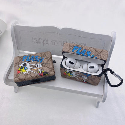 Animated Donald Duck phone case and Airpods case