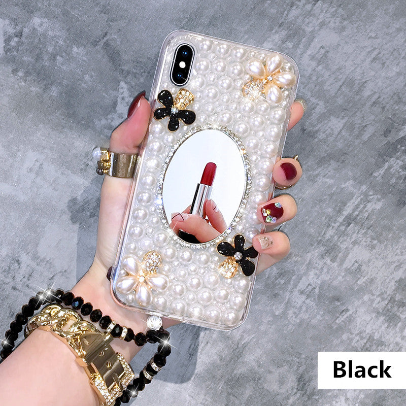 Pearl Makeup Mirror Phone Case