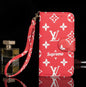 Retro flower wallet phone case for Samsung