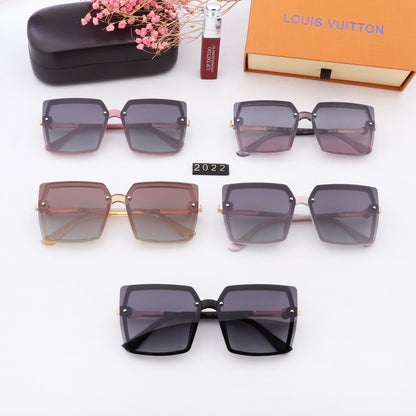 5 COLORS LETTER DECORATION SQUARE POLARIZED SUNGLASSES