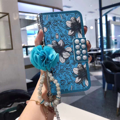 Clamshell Card Sunflower Chain Phone Case - LVCASE