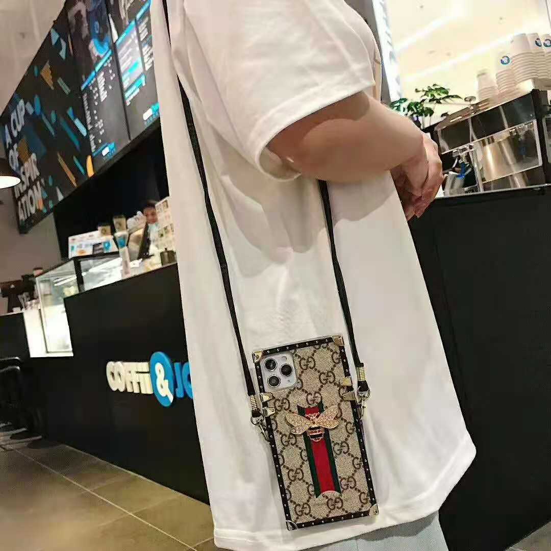 crystal Bee Square Phone Case for iphone