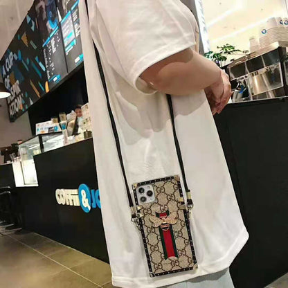 crystal Bee Square Phone Case for iphone