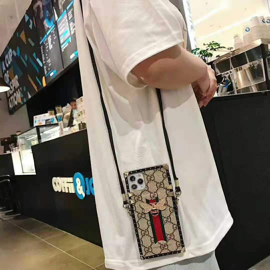 crystal Bee Square Phone Case for samsung