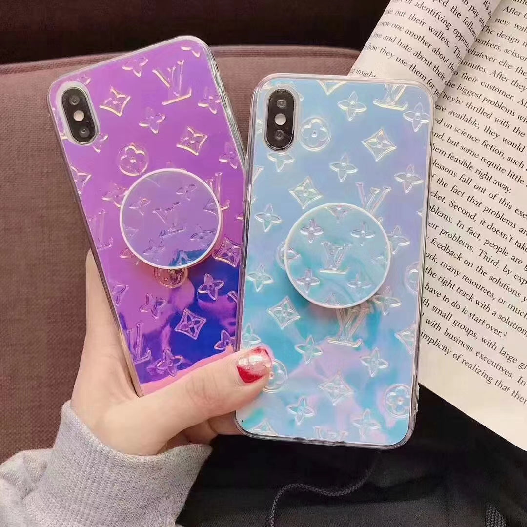 Laser phone case with the same bracket