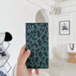 Leather Leopard Square Phone Case