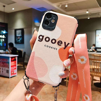 Letter Lanyard Phone Case