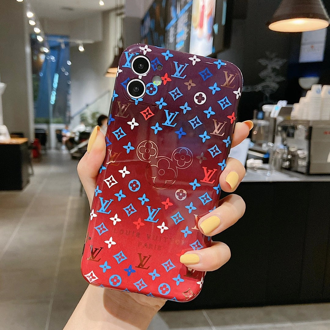 Letter electroplating printing phone case